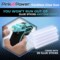 Pink Power Cordless Mini Hot Glue Gun with Stand - USB Rechargeable Wireless Hot Melt Glue Gun Kit with 20 Glue Sticks - Battery Operated Cordless Glue Gun for Crafts - Portable Blue Hot Glue Gun